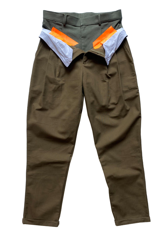 SHAM TROUSERS | BROWN